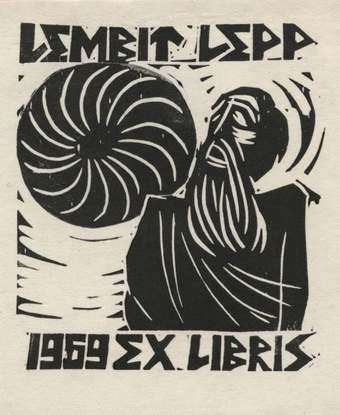 Lembit Lepp 1959 ex libris 