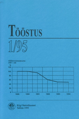 Tööstus : kvartalibülletään  = Industry kvartalibülletään ; 1 1995