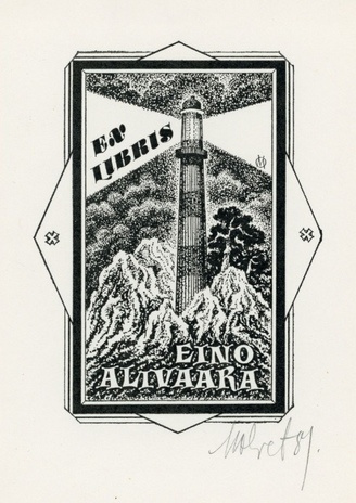 Ex libris Eino Alivaara 