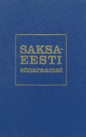 Saksa-eesti sõnaraamat 