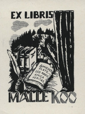 Ex libris Malle Kõo 