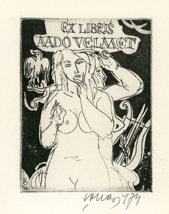 Ex libris Aado Velmet 