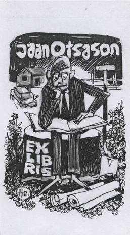 Jaan Otsason ex libris 