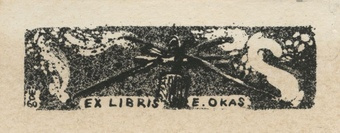 Ex libris E. Okas 