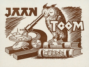 Jaan Toom ex libris 