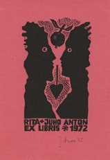 Rita+Juho Anton ex libris 1972 