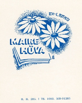 Ex-libris Maire Hüva 