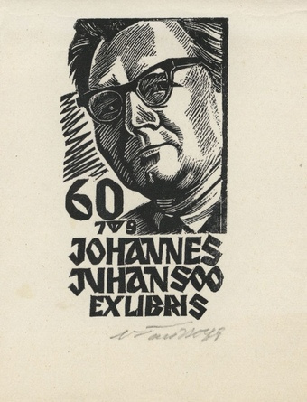 Johannes Juhansoo 60 ex libris 
