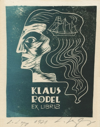 Klaus Roedel ex libris 