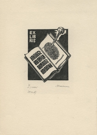 Ex libris Märt Laarman 