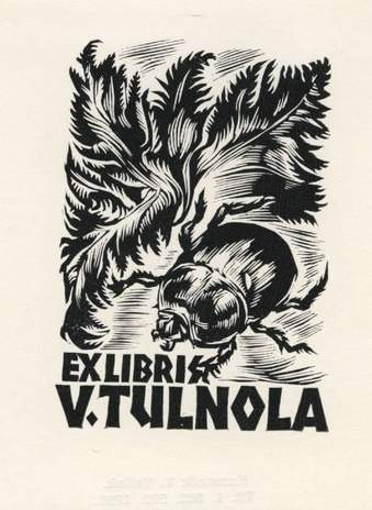 Ex libris V. Tulnola 