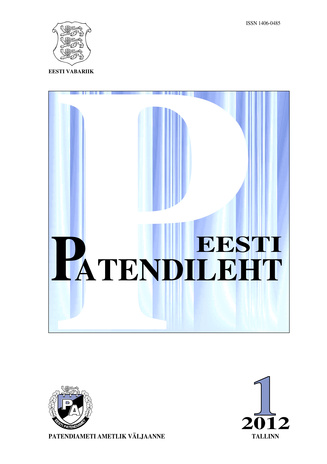 Eesti Patendileht ; 1 2012
