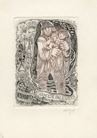 Ex libris Kristaps Arnolds Salenieks 