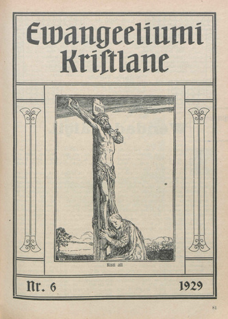 Evangeeliumi Kristlane : Tallinna Immaanueli Evangeeliumi Kristlaste vabausuühingu häälekandja ; 6 1929