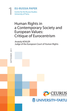 Human rights in a contemporary society and European values: critique of Eurocentrism