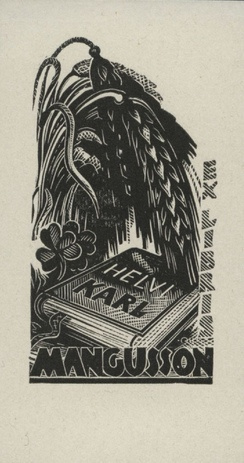 Helvi Karl Mangusson ex libris 