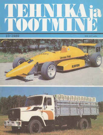 Tehnika ja Tootmine ; 10 1989-10