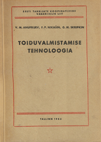 Toiduvalmistamise tehnoloogia