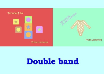 Double band - Toys and clothes for toddlers 