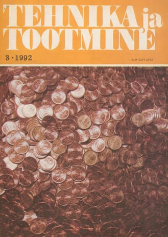 Tehnika ja Tootmine ; 3 1992-03