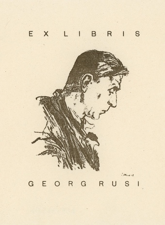 Ex libris Georg Rusi 