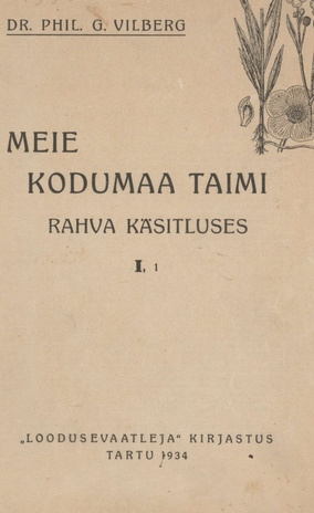 Meie kodumaa taimi rahva käsitluses