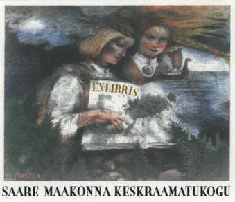 Exlibris Saare Maakonna Keskraamatukogu 