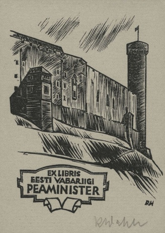 Ex libris Eesti Vabariigi peaminister 