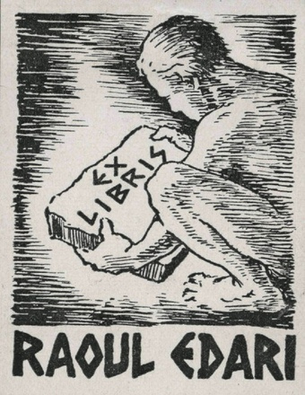 Ex libris Raoul Edari 