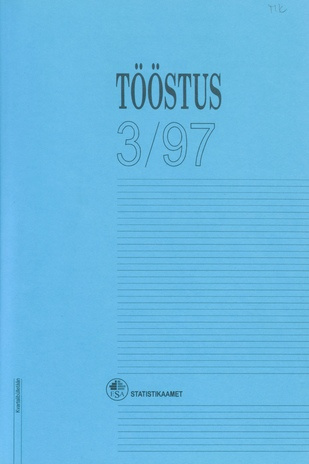 Tööstus : kvartalibülletään  = Industry kvartalibülletään ; 3 1997-12