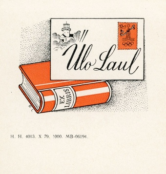 Ülo Laul ex libris 