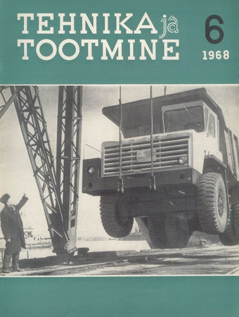 Tehnika ja Tootmine ; 6 1968-06