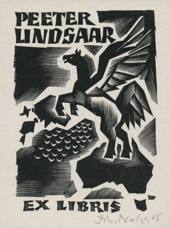 Peeter Lindsaar ex libris 