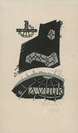 Ex libris A. Vuuk 