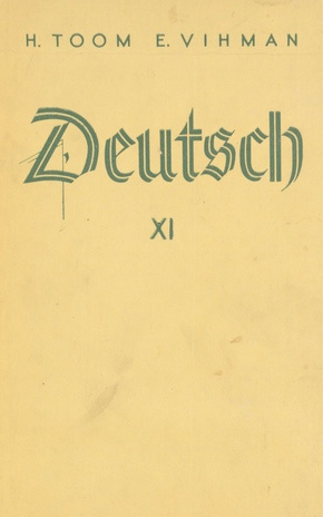 Deutsch : XI [Klasse]