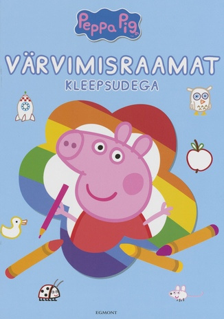 Peppa Pig värvimisraamat kleepsudega : 