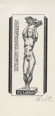 Ex libris Helmut Tegelmann 