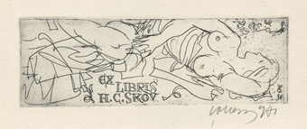 Ex libris H. C. Skov 