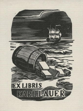 Ex libris Karl Lauer 