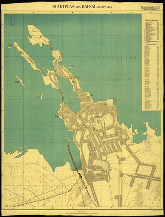 Stadtplan von Hapsal