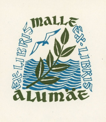 Ex-libris Malle Alumäe