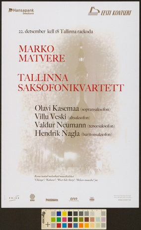 Marko Matvere, Tallinna Saksofonikvartett