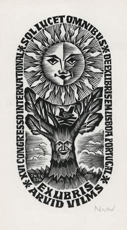 Ex libris Arvid Vilms 