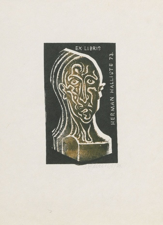 Ex libris Herman Halliste 