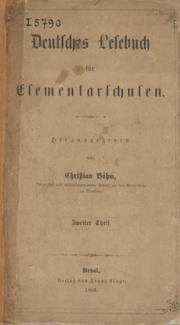 Deutsches Lesebuch für Elementarschulen. T. 2