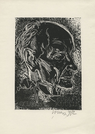 Ex libris Edgar Kuusik 