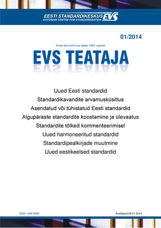EVS Teataja ; 1 2014-01-06