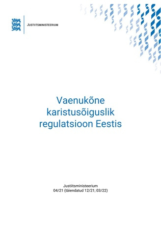 Vaenukõne karistusõiguslik regulatsioon Eestis 