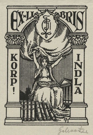 Ex-libris korp! Indla 