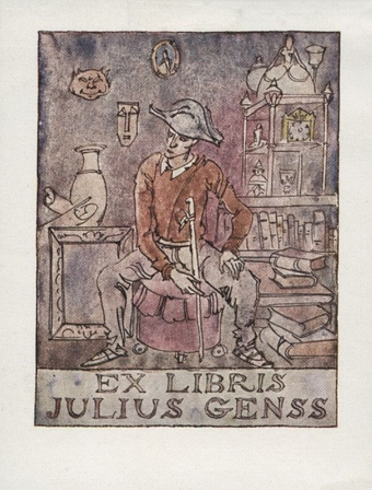 Ex libris Julius Genss 